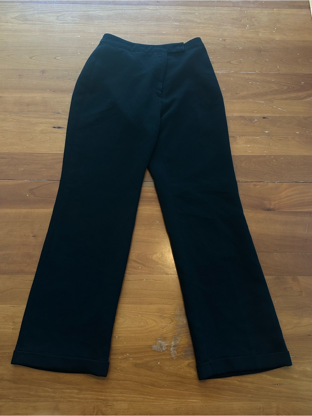 Kasper Black Wide-Leg Trousers
